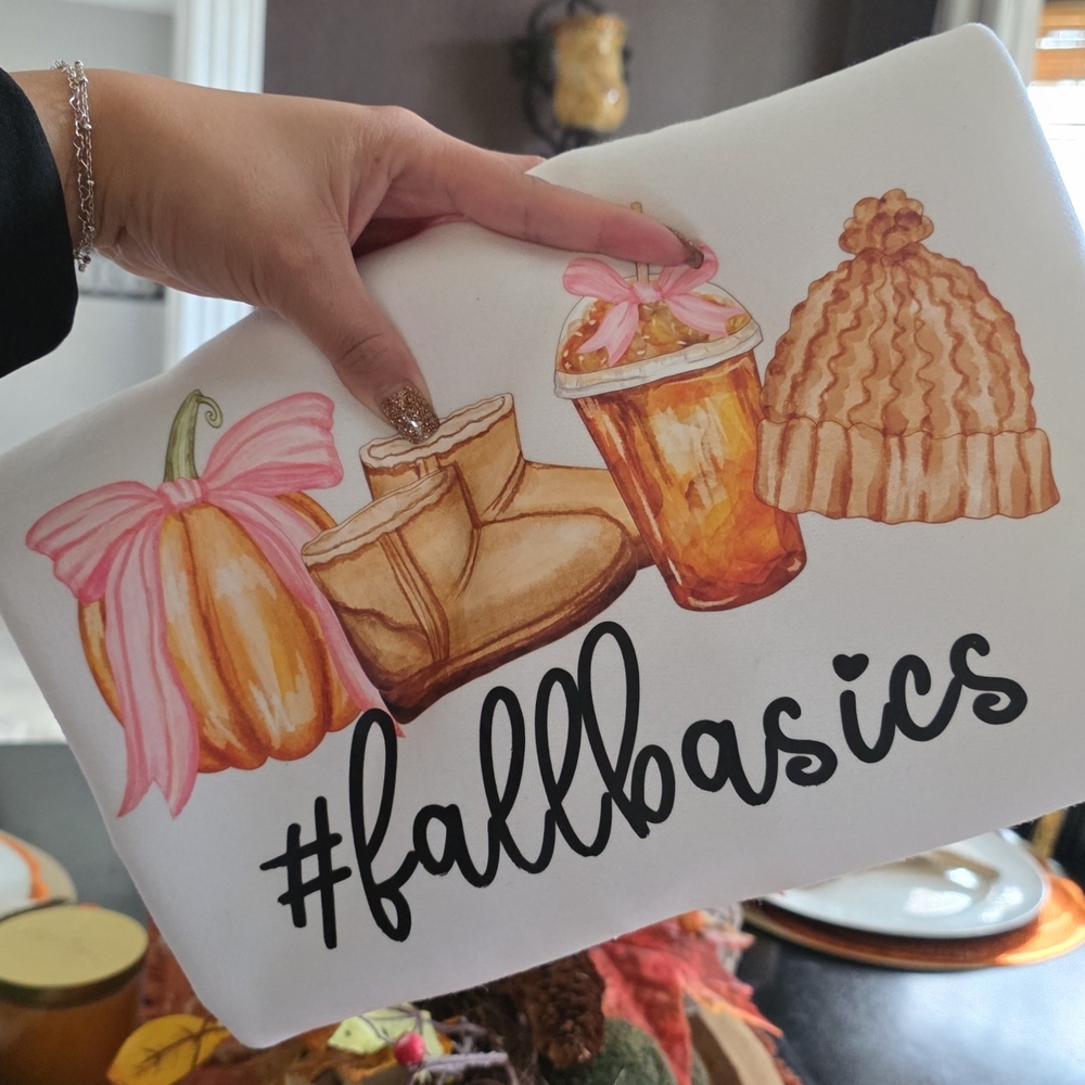 Fall Basics Themed Crewneck